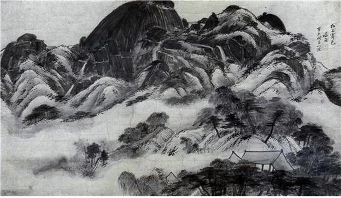 삼성의 미술품 기부 목록에 들어 있는 겸재 정선의 인왕제색도(仁王霽色圖)(1751). 비 내린 뒤의 인왕산을 그린 산수화로, 대한민국 국보 제216호다. 관념적인 풍경이 아닌 실제 풍경을 화폭에 담는 진경산수화의 대표작으로 일컬어지고 있다.