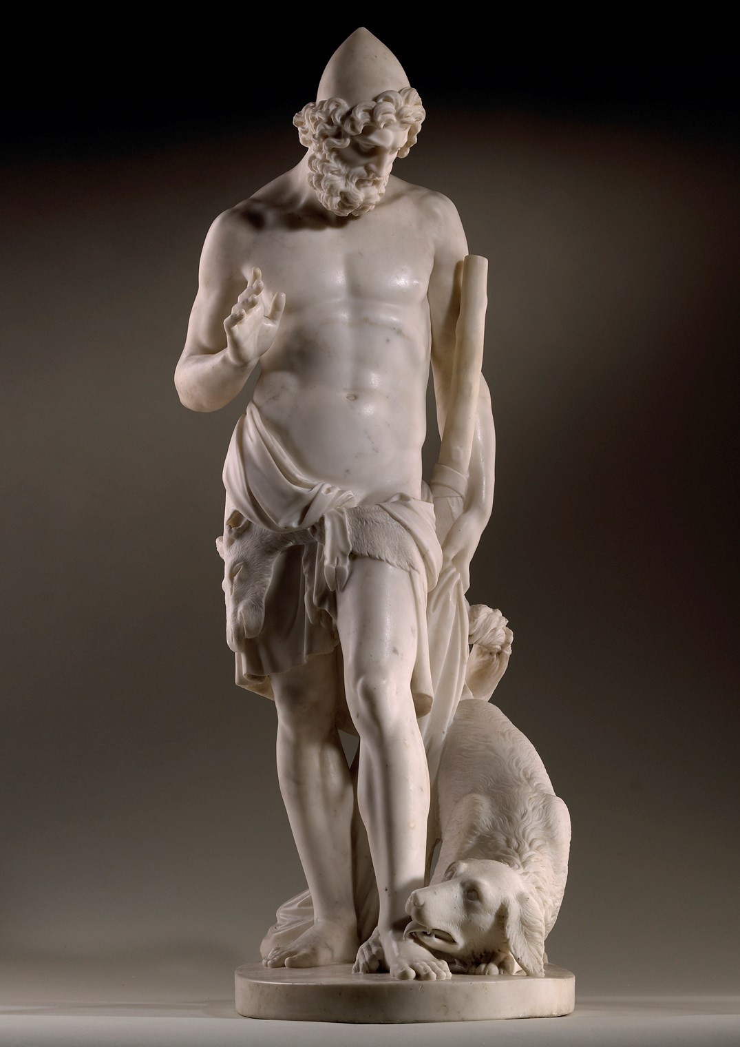 ‘충견’ 아르고스. 20년 만에 돌아온 오디세우스를 단번에 알아본 것은 아내도, 오랜 친구도 아닌 그의 개 ‘아르고스’였다. 그런 아르고스는 전혀 돌봄을 받지 못한 상태였고, 오디세우스를 만난 직후 죽는다. 「율리시스와 아르고스」Rinaldo Rinaldi 작.