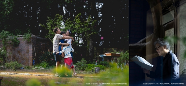 제30회 부산국제영화제 개막작 「어쩔 수가 없다」스틸컷과 박찬욱 감독. 사진 제공=부산국제영화제 홍보팀