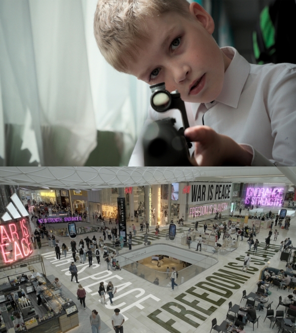 제17회 DMZ국제다큐멘터리영화제 개막작 「푸틴에 반대하는 모든 사람」, 폐막작 「오웰: 2+2=5」스틸컷. 사진 제공=DMZ DOCs 홍보팀