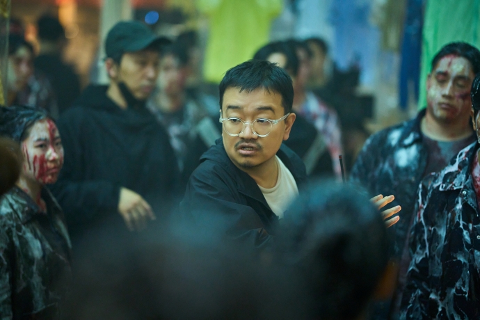 「군체」 메이킹 스틸컷. 사진 제공=쇼박스
