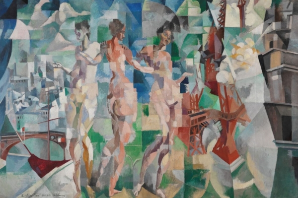 「파리의 도시」 로베르 들로네, 1910~1912, 캔버스에 유채, 267×406㎝, ⓒCentre Pompidou, MNAM_CCI/Georges Meguerditchian/Dist. GrandPalaisRmn
